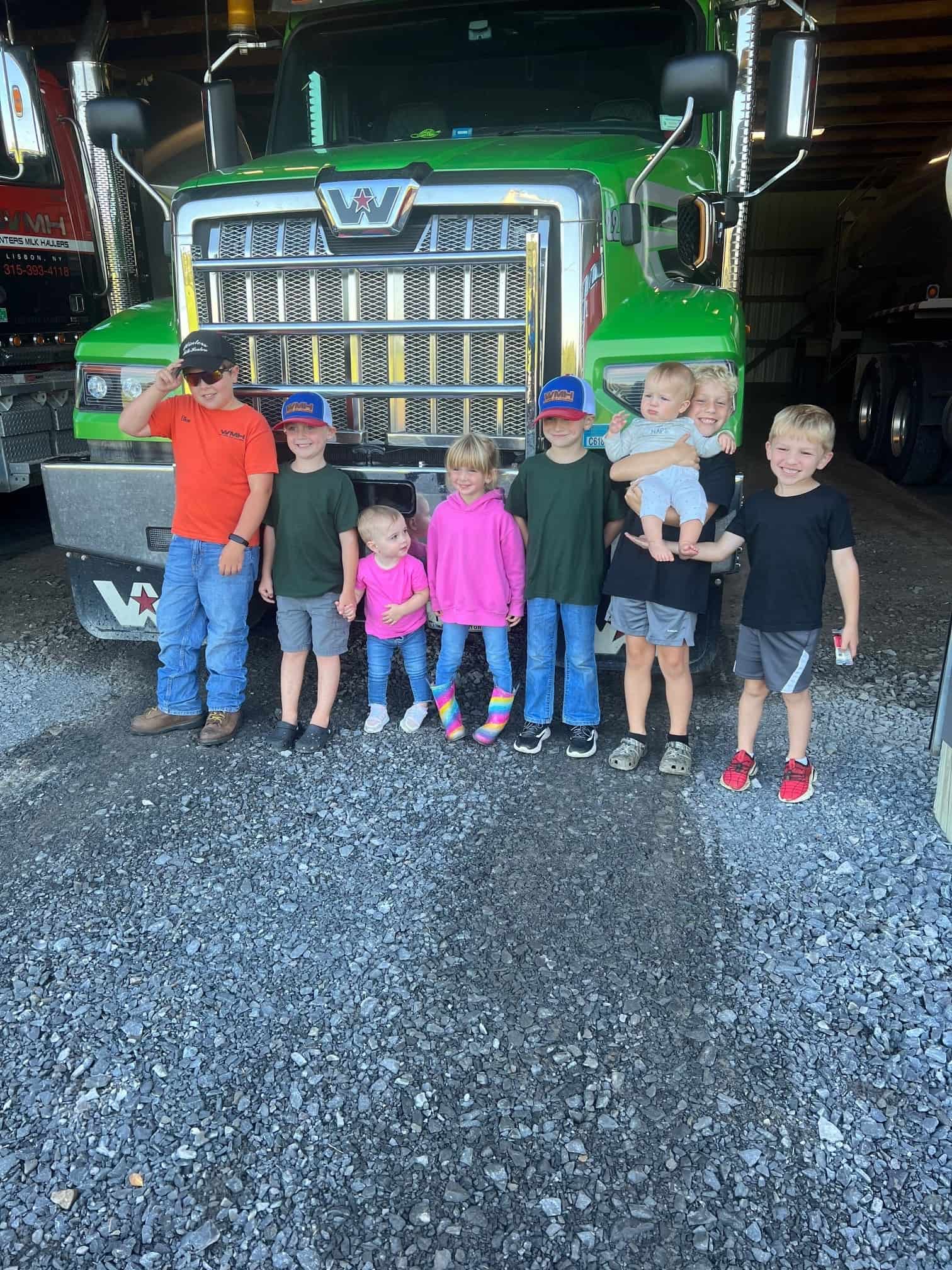 Winters Milk Haulers photo with Western Star trucks