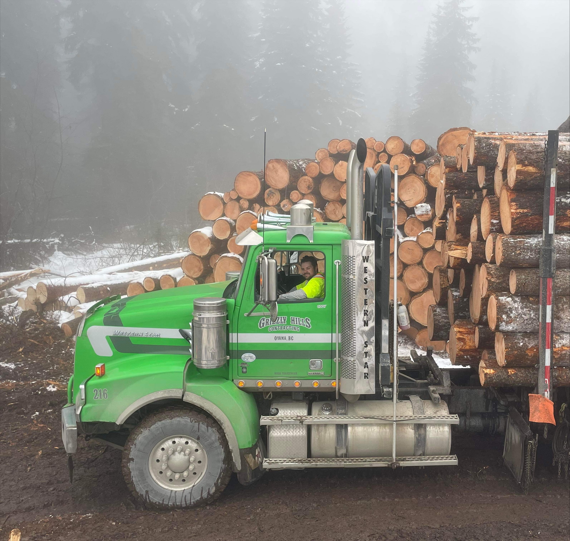 Processed image of Western Star truck