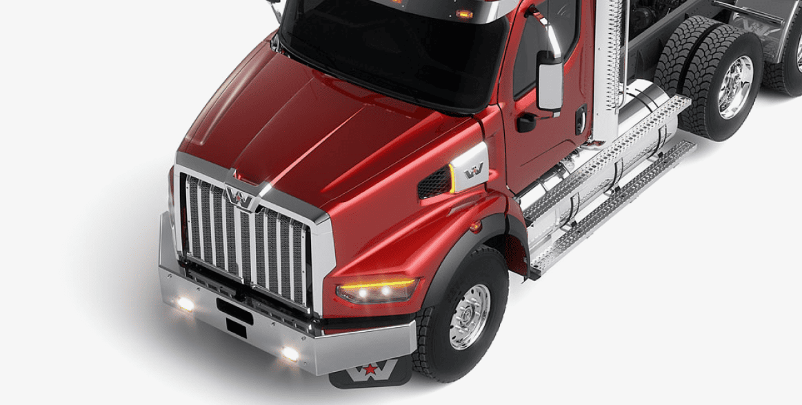 Western Star stronger hero image featuring truck design