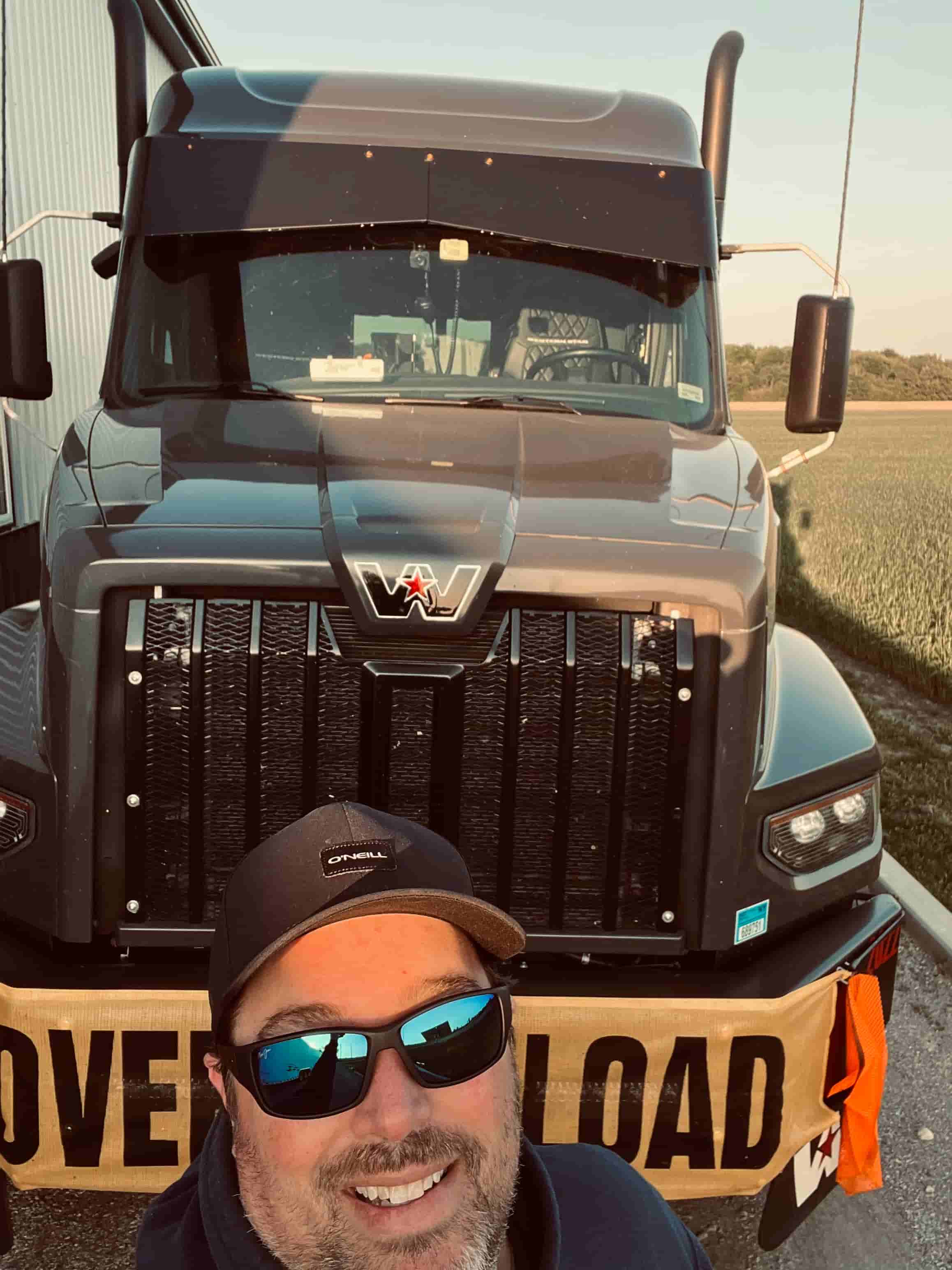 Portrait of Wes Belanger with Western Star truck